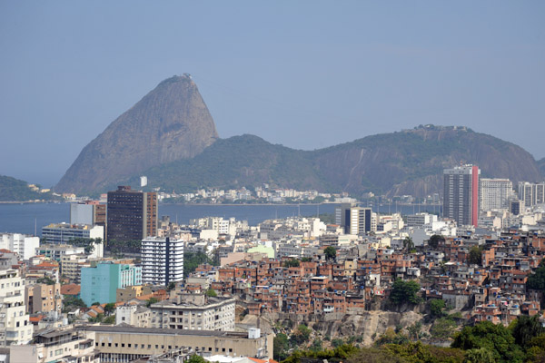 View looking south from Santa Teresa with Po de Acar
