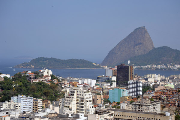 View looking south from Santa Teresa with Po de Acar