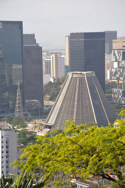 Rio Cathedral from Parque das Runas