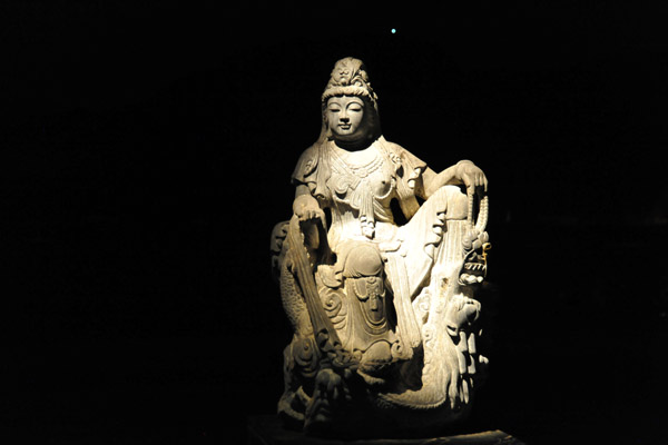 Buddhist sculpture at the Kauai Marriott