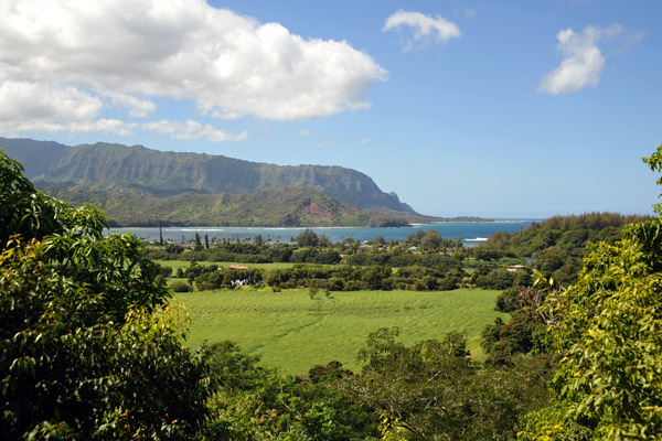 Hanalei on the north shore of Kauai