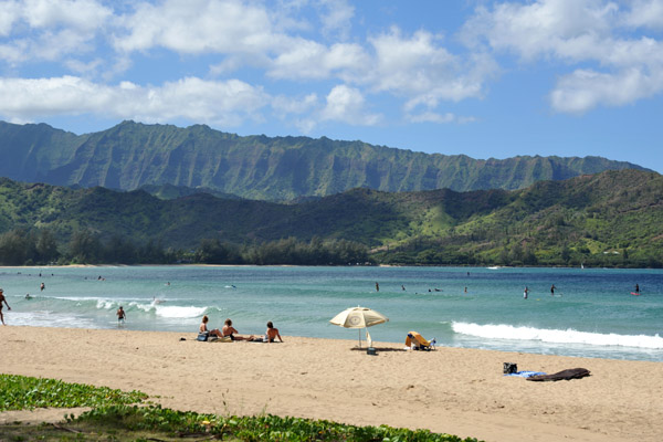 Beach at Hanalei Bay, Kauai