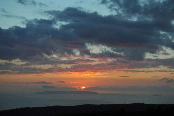 Kauai - sunset over Ni'ihau