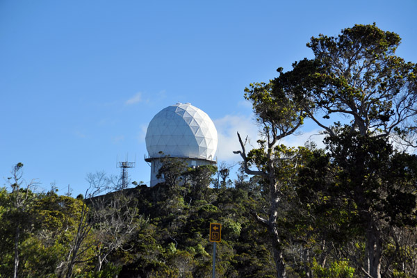 Radar station along Kokee Road 