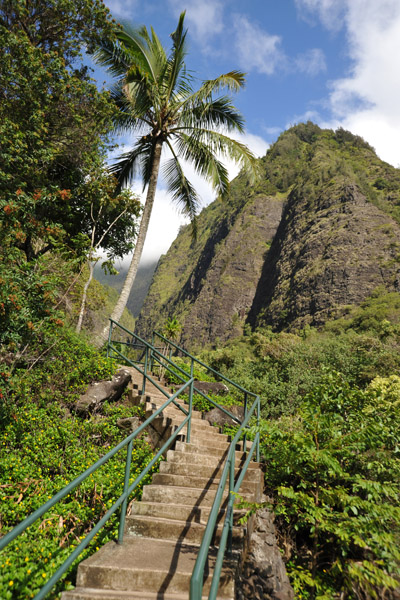 Steps in Iao Valley State Park
