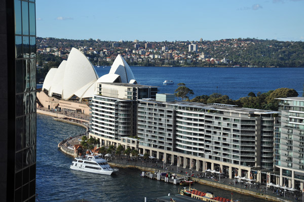 Sydney Opera House and Circular Quay from the Sydney Harbour Marriott