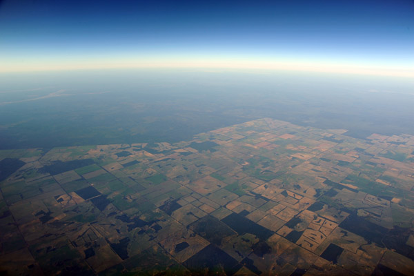 Farmland of Western Australia NNE of Perth (S30 28/E117 48)