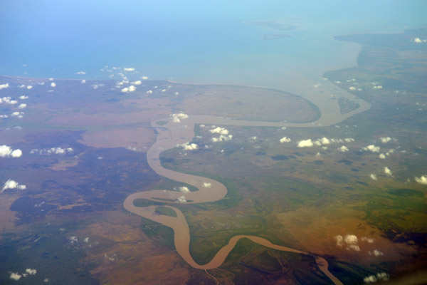 Mouth of the Daly River SW of Darwin, Northern Territories