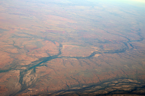 Riverbeds by Glenormiston, Outback Queensland