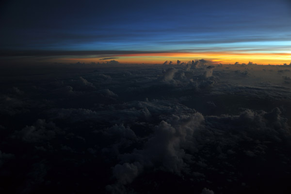 Dawn off the south coast of Timor