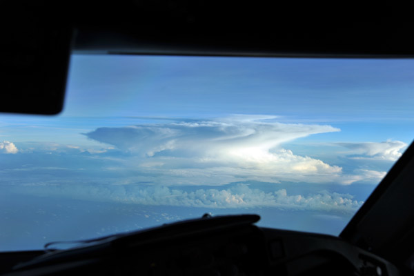 Thunderstorm ahead, Flores Sea, Indonesia