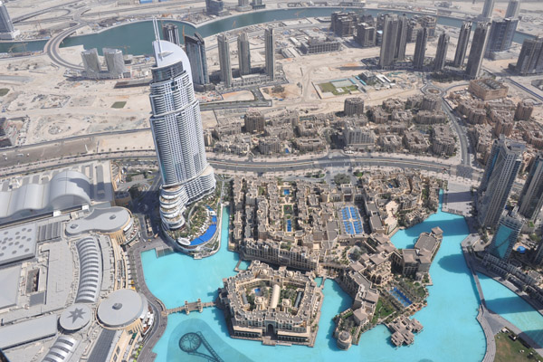 The Observation Deck of the Burj Khalifa is only the world's 3rd highest - 452m 