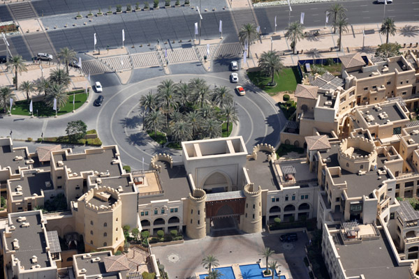 Outer gate leading to the Palace Hotel