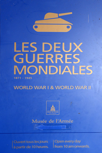 Les Invalides Gallery of the Two World Wars