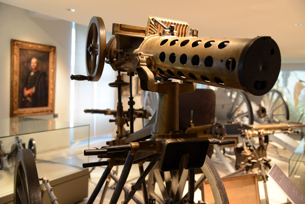 Mitrailleuse Gatling machine gun, 1890s, France