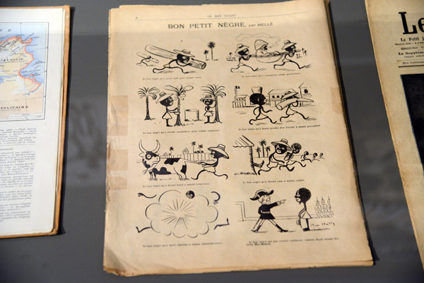 Le Bon Vivant 25 Nov 1905 - Bon Petit Ngre - Good Little Negro - cartoon denunciation of the exploitation of colonized people