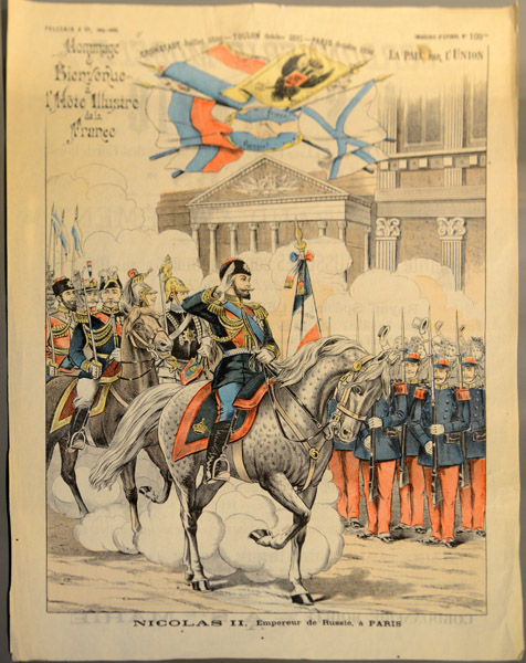 Tsar Nicolas II in Paris, 1896
