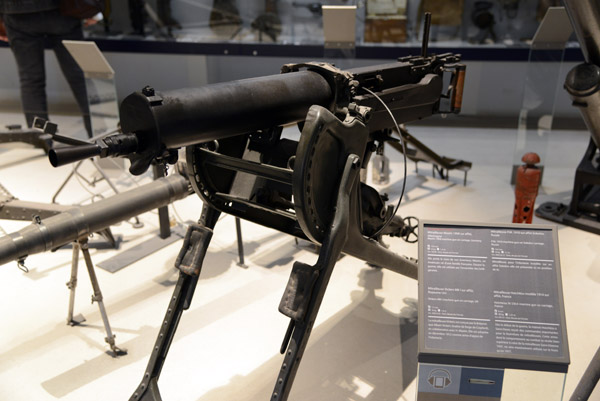 Maxim Gun, 1908, Germany - the machine gun invested by an American was used by all sides