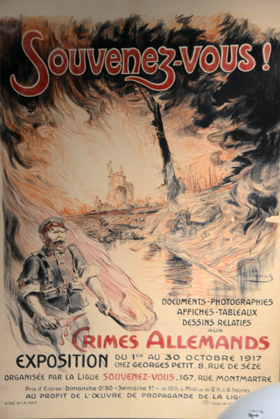 Souvenez-vous les Crimes Allemands - Remember the German Crimes, 1917