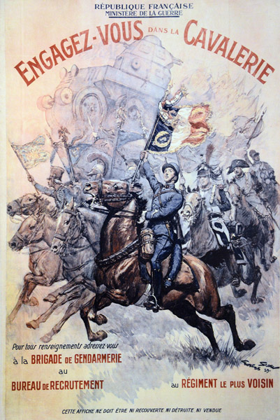 Engagez-Vous dans la Cavalerie, French Ministry of War, 1930