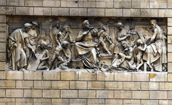 Relief on the Assemblée Nationale