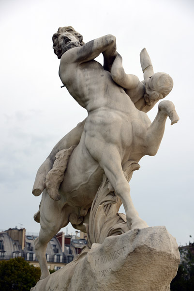 Le centaure Nessus enlevant Djanire - Abduction of Deianira, 1892, Laurent Marqueste, Jardin de Tuileries