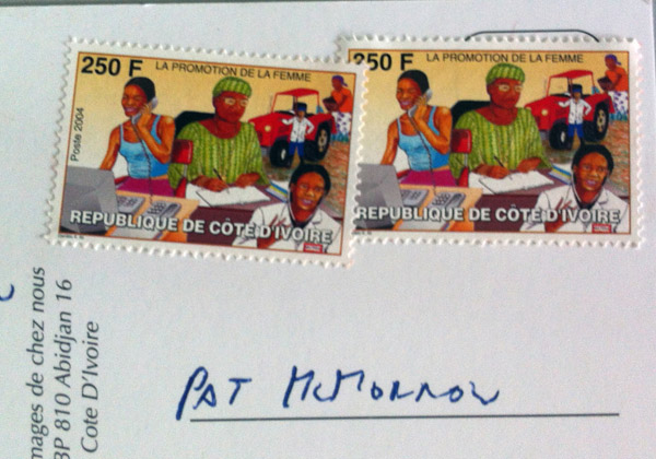 A post card from Abidjan for Mom 