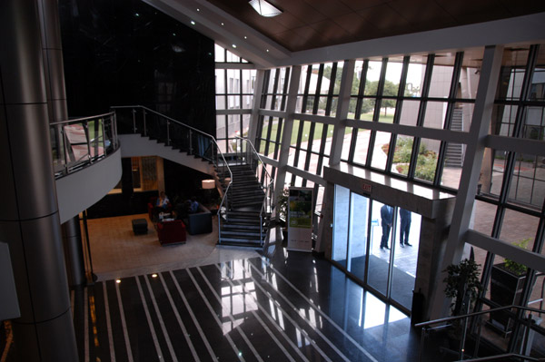 Lobby of the Radisson Blu - Lusaka
