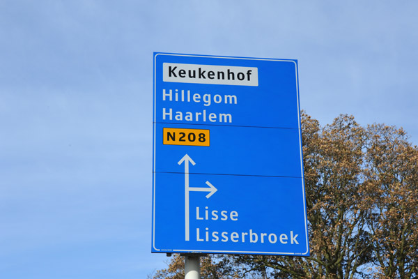 The famous Keukenhof Garden is just outside of Lisse