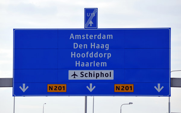 N201 returning to Schiphol Airport
