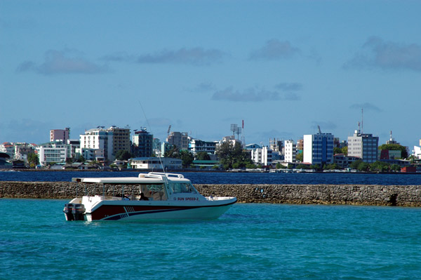 Male' - a short distance away