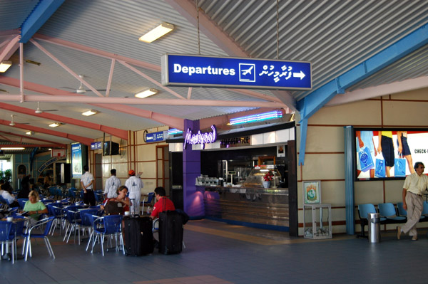 Male' International Airport departures hall