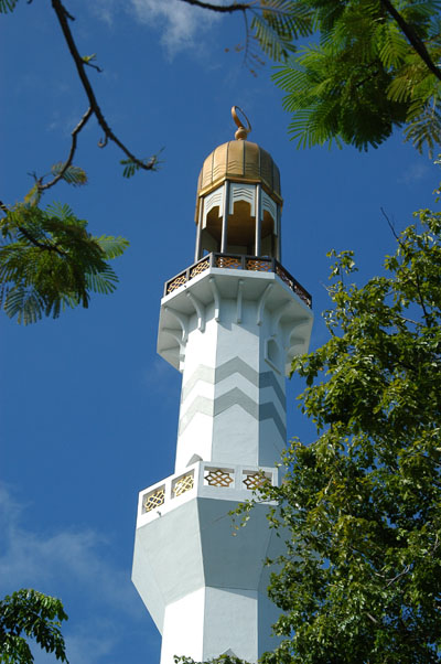 Minaret of the Grand Friday Mosque at the Islamic Center, Male