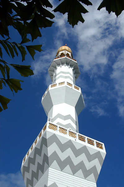 Minaret of the Grand Friday Mosque at the Islamic Center, Male'