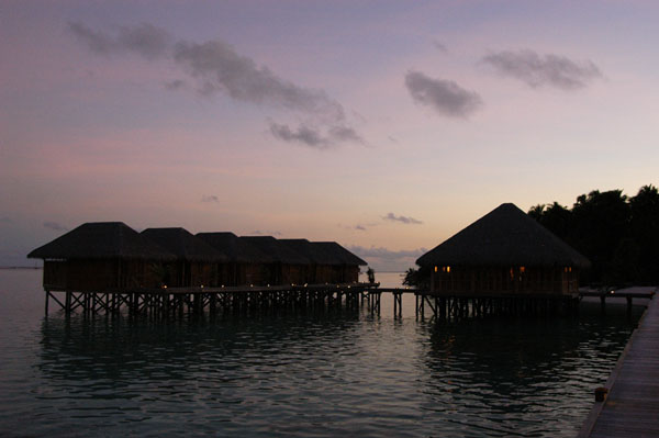 Water villas of Meeru Village, Meeru Island Resort, Maldives