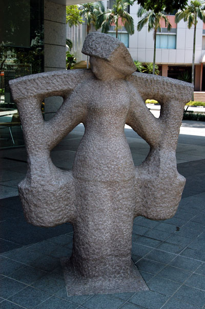 Samsui Women sculpture, Liu Jilin, 1999