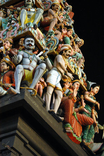 The colorful tower is called a gopuram