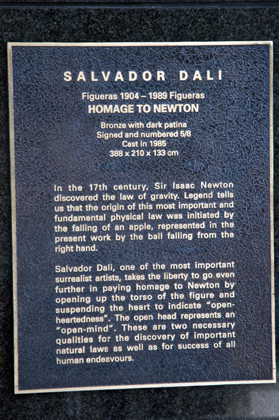 Salvador Dali - Homage to Newton - 1985