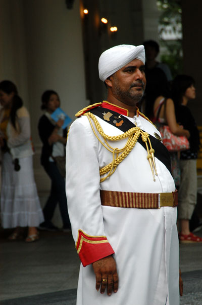 Doorman at the Raffles Hotel