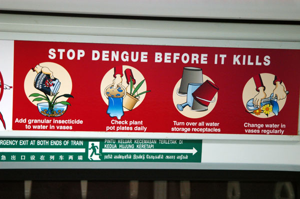 Stop Dengue Fever, Singapore Metro