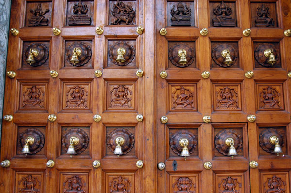 Doors to the Sri Veeramakaliamman Temple