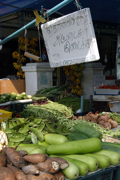 Fresh vegetables, Bukit Timah Road, Little India