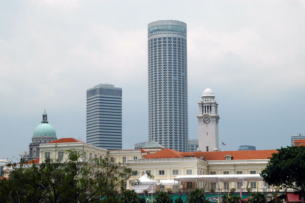 The Asian Civilizations Museum lies along the north shore of the Singapore River