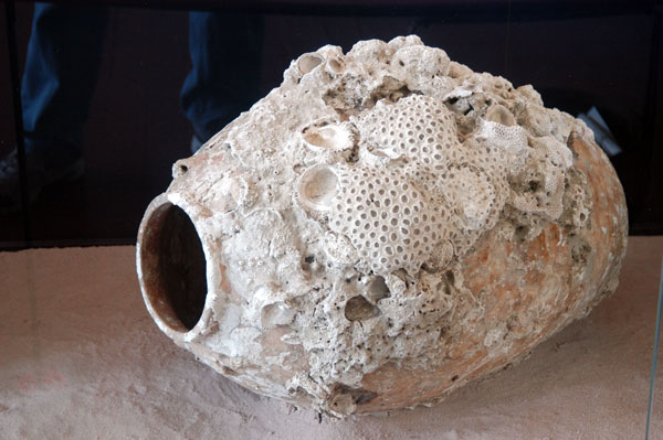 Treasures of the Tang, coral encrusted pottery