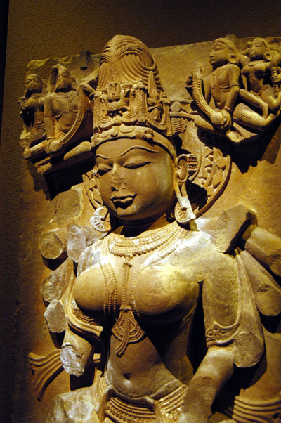 Sandstone Yogini, mother goddess, 11th C Madhya Pradesh