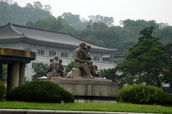 Monument near the Blue House, Seoul