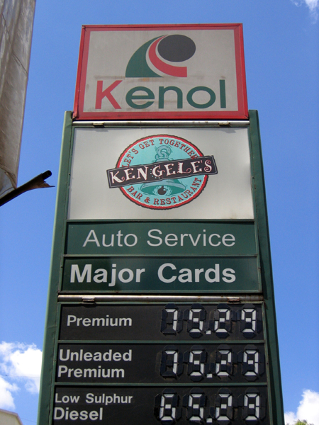 Kenol gas station and Kengeles Bar and Restaurant