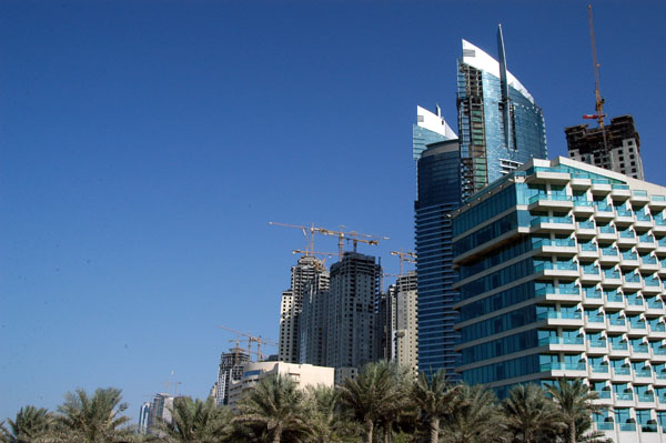 Dubai Marina beachfront area