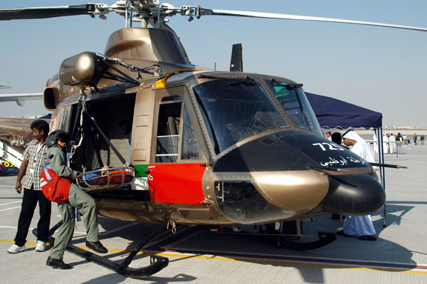 Abu Dhabi Police helicopter