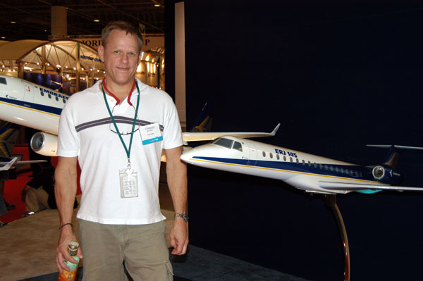 Richard with his ERJ-145